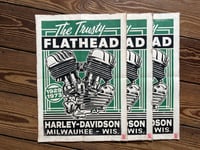 Image 1 of The Trusty Flathead Linocut Print FREE SHIPPING