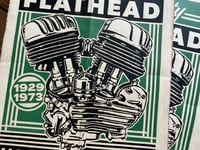 Image 2 of The Trusty Flathead Linocut Print FREE SHIPPING