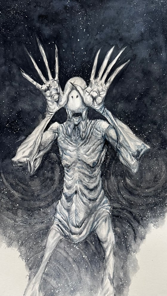 Image of PAN'S LABYRINTH'S PALE MAN (ORIGINAL DRAWING)