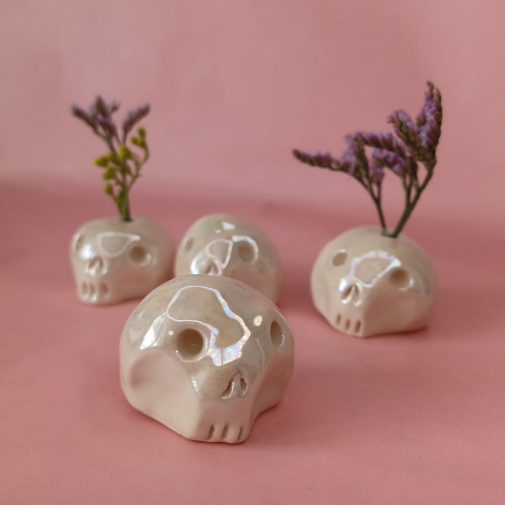 Image of MementoMori - blanche ou finition irisée