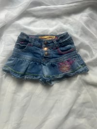 Image 1 of Apple Bottoms Denim Skirt 