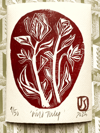 Wild Tulip print by Jo Sweeting