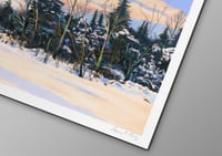 Image 2 of Promenade en hiver #2 (giclee print, A5)