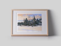 Image 3 of Promenade en hiver #2 (giclee print, A5)