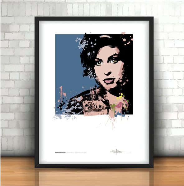 Image of Amy Winehouse A3 Art Print