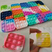 Mini Pop Bubble Fidget Keychain Toy