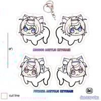 Fuwamoco Doro Acrylic Keychain Pre-Order