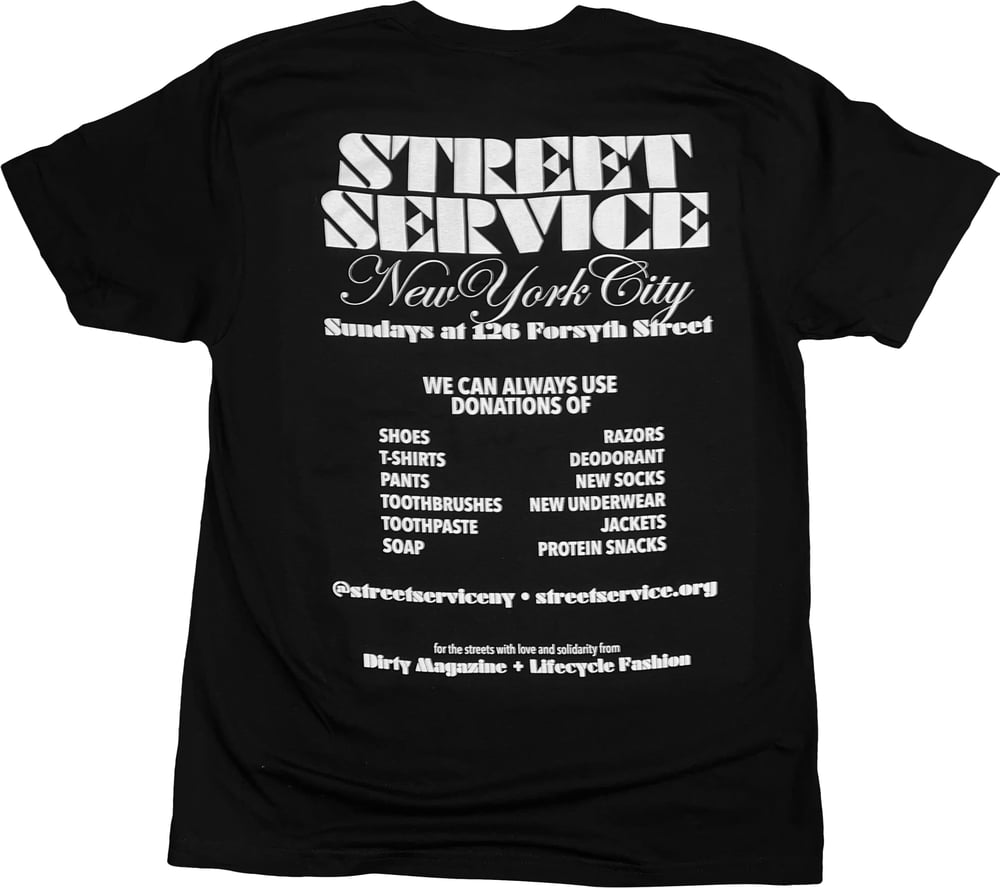 Image of FOR THE STREETS TEE - BENEFITING STREET SERVICE NY