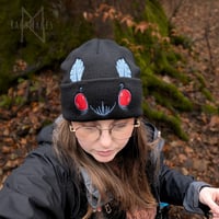 Image 2 of Mothman Beanie Hat 