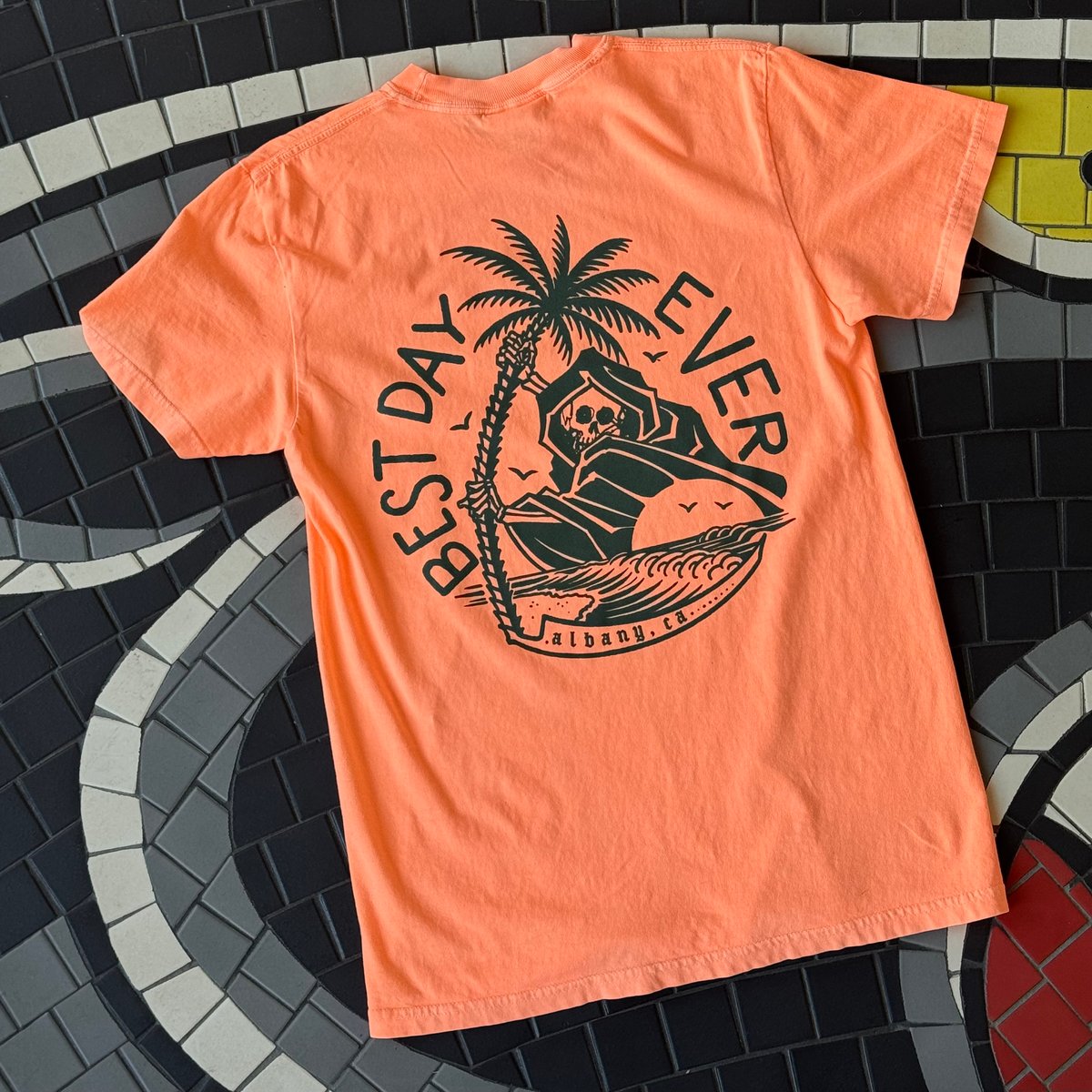 Image of Welcome to Tattoo Island Tee - Hi Vis Edition