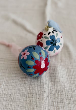 Image of ADORNOS DE NAVIDAD PINTADOS A MANO - 8