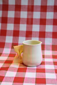 Image 2 of Farfalle milk jug (hourglass)