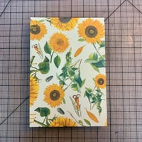 Image 3 of Sunflower Journal- Coptic and French Link Stitch