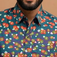 Image 2 of Camisa amapola verde