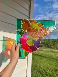 Image 1 of Corner Flower Panel