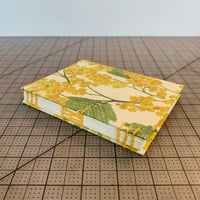 Image 1 of Yellow Flowers Decorative Paper- Coptic and French Link Stitch 