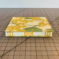 Image 2 of Yellow Flowers Decorative Paper- Coptic and French Link Stitch 