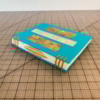 Image 1 of Light Blue and Marbled Paper- Coptic and Decorative Stitch 