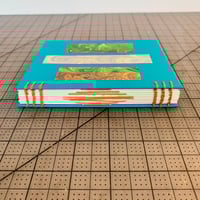 Image 2 of Light Blue and Marbled Paper- Coptic and Decorative Stitch 