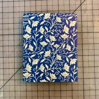 Image 2 of Dark Blue Floral Book- Coptic and Decorative Stitch 