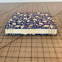 Image 3 of Dark Blue Floral Book- Coptic and Decorative Stitch 