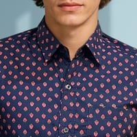 Image 2 of Camisa fresitas azul