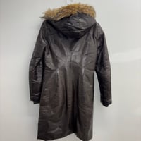Image 2 of m0851 leather trench