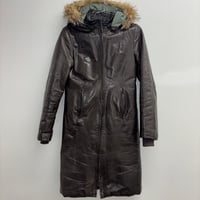 Image 1 of m0851 leather trench