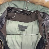 Image 3 of m0851 leather trench