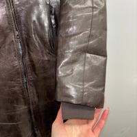 Image 4 of m0851 leather trench