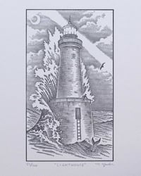 Image 1 of Lighthouse, Signed Print