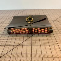 Image 2 of Dark Brown Leather Wrap Journal