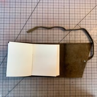 Image 3 of Light Brown Soft Leather Wrap Journal