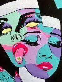 Image 2 of Psychedelic Prayer Original Painting