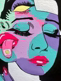 Image 4 of Psychedelic Prayer Original Painting