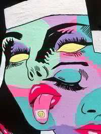 Image 3 of Psychedelic Prayer Original Painting