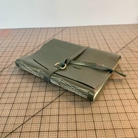 Image 1 of Chrome Leather Wrap Journal