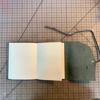 Image 3 of Chrome Leather Wrap Journal