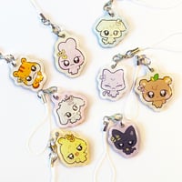 ateez aniteez glitter acrylic phone charms