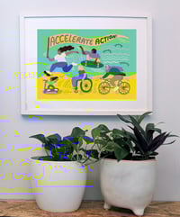 Image 1 of 'Accelerate Action' A3 Print