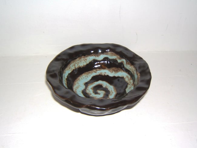 Black Spiral Bowl