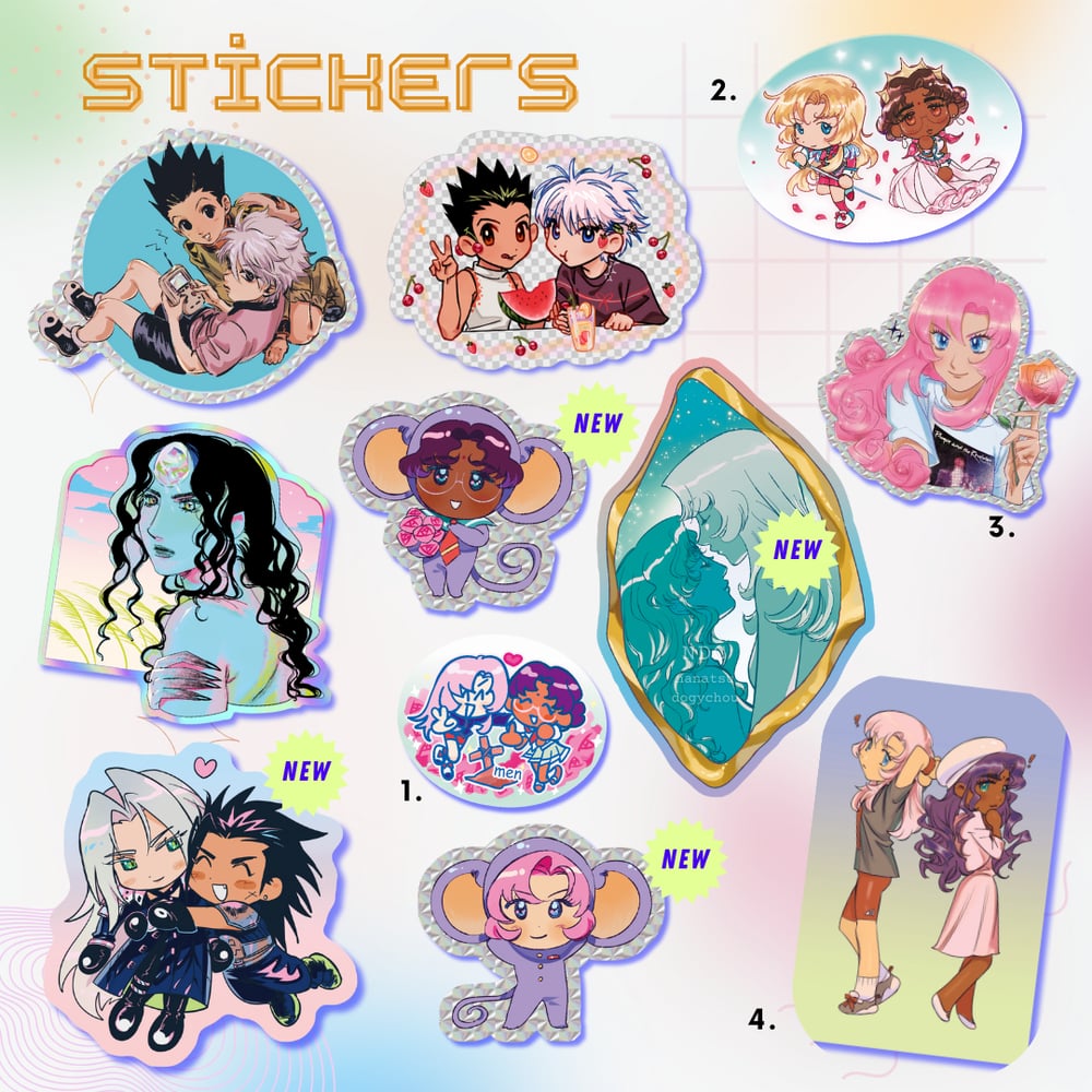 Image of VARIOUS STICKERS [IN-STOCK]