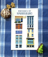 Image 1 of Bakeries of Harrisburg Print