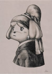 "Isabelle, the Girl with a Pearl Earring" Print