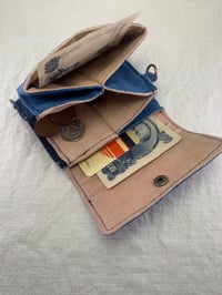 Image 4 of Handcrafted linen wallet  001