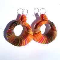 Image 1 of Interpolated Bridge earrings (tropical fruits)