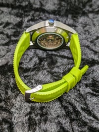 Image 4 of Emerald City - Geometric Time Automatic Watch with Glow in the Dark Strap