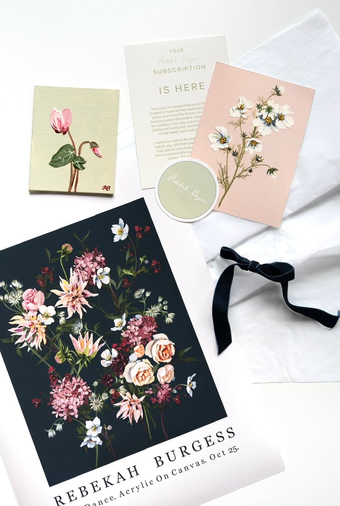 Image of 3 Month Gift Subscription - Original Painting And Two Exclusive Prints 