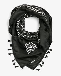 Inverse Black & White Kuffiyeh (Made in Palestine)