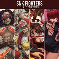 Image 1 of SNK Fighters 11x17" Print Series: Darli, Fatal Fury, Shermie